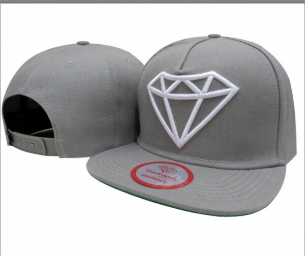 Best Selling Caps Diamonds Snapback in Gray Beige Diamonds,Authorized Site,Outlet Store,Outlet Factory Online Store Snapbacks/Hats/Caps