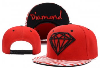 Best Selling Hats Diamonds Snapback Diamonds in Red Stripes White,genuine,popular,Discount Save up to Snapbacks/Hats/Caps