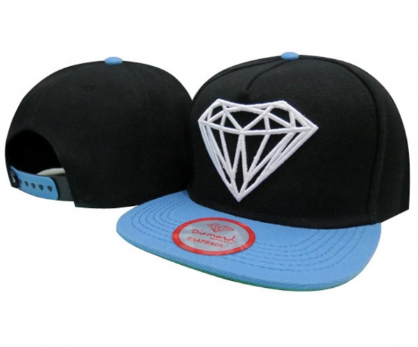 Best Selling Hats Diamonds Snapback in Black Jade Blue White Diamonds,luxury fashion brands,famous brand,Buy Online Snapbacks/Hats/Caps