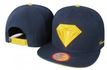 Best Selling Hats Diamonds Snapback in Dark Blue and Yellow Diamonds,USA official online shop,Clearance Prices,various design Snapbacks/Hats/Caps