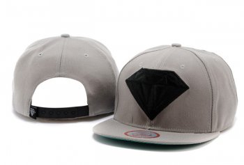 Best Selling Hats Diamonds Snapback in Light Gray with Black Diamonds,cheapest online price,authentic quality,USA Cheap Sale Snapbacks/Hats/Caps