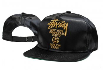 Hot Sale Brand Hats Stussy Snapback London Paris in Dark Black Gold,reliable supplier,pretty and colorful,affordable price Snapbacks/Hats/Caps