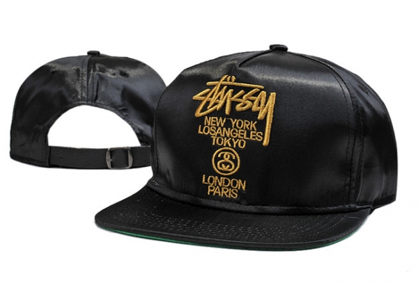 Hot Sale Brand Hats Stussy Snapback London Paris in Dark Black Gold,reliable supplier,pretty and colorful,affordable price Snapbacks/Hats/Caps