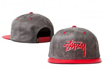 Hot Sale Brand Hats Stussy Snapback London Paris in Gray Red,Shop Best Sellers,Unbeatable Offers,various styles Snapbacks/Hats/Caps