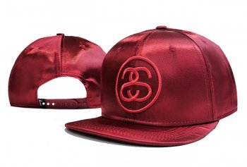 Hot Sale Brand Hats Stussy Snapback S in Dark Wine Red,Sale UK,outlet store sale,Free Shipping Snapbacks/Hats/Caps