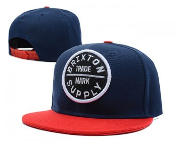 Hot Sale Brand Hats BRIXTON Snapback in Dark Blue Red,UK store,exclusive range,where can i buy Snapbacks/Hats/Caps