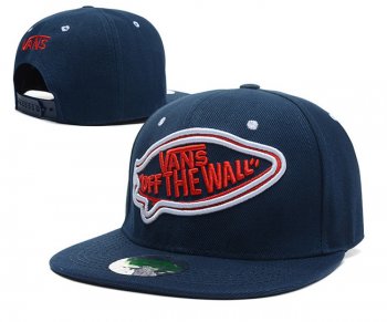 Hot Sale Brand Hats Vans Snapback Off The Wall in Dark Blue and Red,luxurious Collection,free delivery,USA official online shop Snapbacks/Hats/Caps