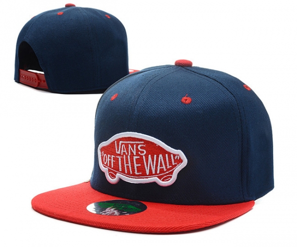 Hot Sale Brand Hats Vans Snapback Off The Wall in Dark Blue with Red,vast selection,exclusive range,Save up to 80% Snapbacks/Hats/Caps