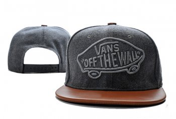 Hot Sale Brand Hats Vans Snapback Off The Wall in Dark Gray Brown,reliable reputation,where can i buy,glamorous Snapbacks/Hats/Caps