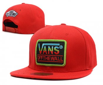 Hot Sale Brand Hats Vans Snapback Off The Wall in Dark Red,UK official online shop,Free Shipping,Outlet on Sale Snapbacks/Hats/Caps