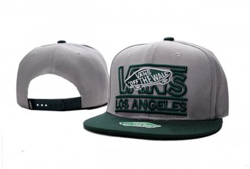 Hot Sale Brand Hats Vans Snapback Off The Wall in Gray Dark Green,world-wide renown,attractive price,Cheapest Snapbacks/Hats/Caps