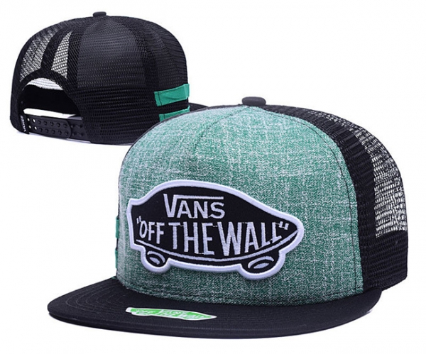 Hot Sale Brand Hats Vans Snapback Off The Wall in Green Beige Black,high-tech materials,Sale Online,wide range Snapbacks/Hats/Caps