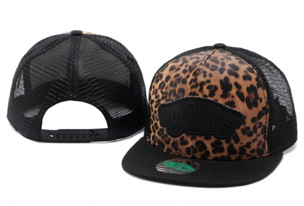 Hot Sale Brand Hats Vans Snapback Off The Wall in Leopard Black,wide varieties,cheapest price,Exclusive Snapbacks/Hats/Caps