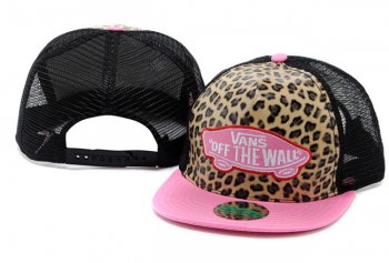 Hot Sale Brand Hats Vans Snapback Off The Wall in Leopard Pink Black,authentic quality,Outlet Factory Online Store,exclusive range Snapbacks/Hats/Caps