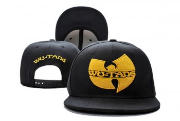 Best Selling Hats Wu Tang Snapback in Black Yellow Logo,classic fashion trend,Buy Online,official authorized store Snapbacks/Hats/Caps