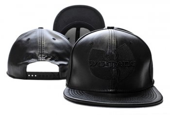 Best Selling Hats Wu Tang Snapback in Full Black,timeless design,Sale Online,low price Snapbacks/Hats/Caps