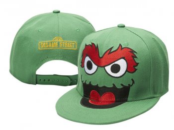 Best Selling Hats Cartoon Style Snapback in Light Green,Excellent quality,genuine,100% Genuine Snapbacks/Hats/Caps