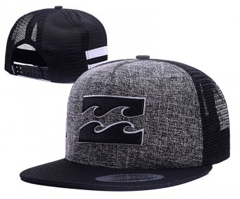 Best Selling Hats Billabong Snapback in Gray Black,In Stock,Huge Discount,glamorous Snapbacks/Hats/Caps