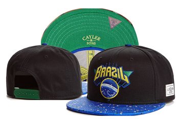 Hot Sale Brand Hats Cayler Sons Snapback Brazil in Black Borland,large discount,Huge Discount,Various Colors Snapbacks/Hats/Caps