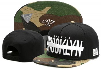 Hot Sale Brand Hats Cayler Sons Snapback Brooklyn in Black and Camo Green,famous brand,affordable price,reliable quality Snapbacks/Hats/Caps