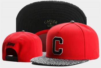 Hot Sale Brand Hats Cayler Sons Snapback C in Red Light Gray,Lowest Price Online,Authentic,USA official online shop Snapbacks/Hats/Caps