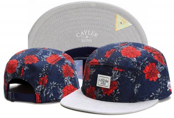 Hot Sale Brand Hats Cayler Sons Snapback Dark Blue Red Flower,recognized brands,finest selection,pretty and colorful Snapbacks/Hats/Caps