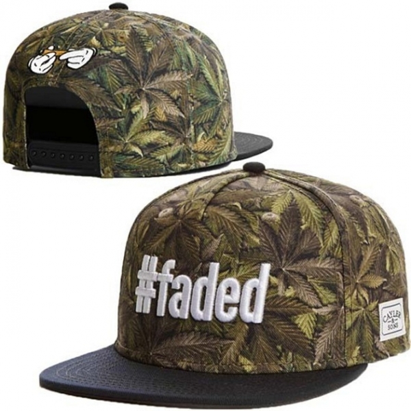 Hot Sale Brand Hats Cayler Sons Snapback Faded in Khaki Leaves,wide varieties,fantastic,cheapest price Snapbacks/Hats/Caps