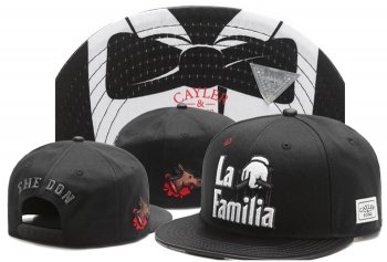 Hot Sale Brand Hats Cayler Sons Snapback Familia in Black White,Discount Sale,factory wholesale prices,Outlet Snapbacks/Hats/Caps