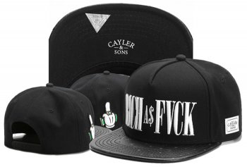 Hot Sale Brand Hats Cayler Sons Snapback FVCK in Black Gray,Sale USA Online,new collection,various styles Snapbacks/Hats/Caps