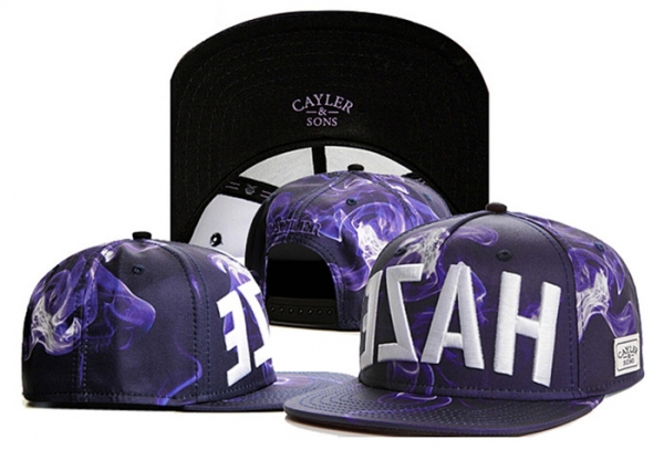 Hot Sale Brand Hats Cayler Sons Snapback Haze in Black Purple,Outlet Factory Online Store,Top Brand Wholesale Online,No Sale Tax Snapbacks/Hats/Caps