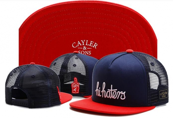 Hot Sale Brand Hats Cayler Sons Snapback Hi Haters in Dark Blue Red,top brands,Sale UK,Exclusive Snapbacks/Hats/Caps