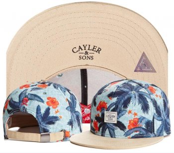 Hot Sale Brand Hats Cayler Sons Snapback in Jade Blue Leaves Oranges,Authorized Site,high quality guarantee,Save up to 80% Snapbacks/Hats/Caps