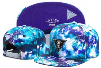 Hot Sale Brand Hats Cayler Sons Snapback in Jade Blue Purple Star Sky,attractive design,Exclusive Deals,Wholesale Snapbacks/Hats/Caps