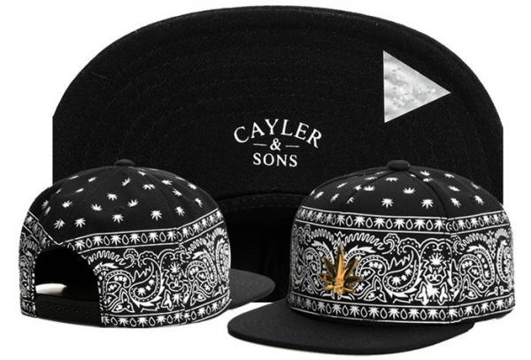 Hot Sale Brand Hats Cayler Sons Snapback in White Stripes,top brands,reliable reputation,huge inventory Snapbacks/Hats/Caps