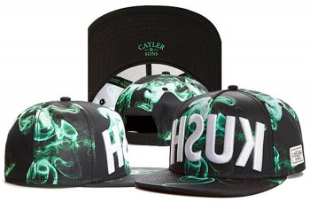 Hot Sale Brand Hats Cayler Sons Snapback Kush in Black Green,Authentic USA Online,affordable price,Sale UK Snapbacks/Hats/Caps