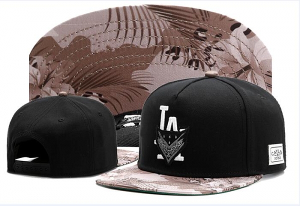 Hot Sale Brand Hats Cayler Sons Snapback LA in Black Brown,Clearance,Retailer,Biggest Discount Snapbacks/Hats/Caps