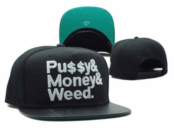 Hot Sale Brand Hats Cayler Sons Snapback Money Weed in Black,Sale Online,pretty and colorful,super quality Snapbacks/Hats/Caps