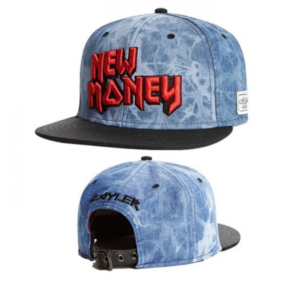 Hot Sale Brand Hats Cayler Sons Snapback New Money in Jade Blue Black,Hottest New Styles,Online Shop,premier fashion designer Snapbacks/Hats/Caps