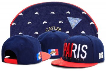 Hot Sale Brand Hats Cayler Sons Snapback Paris in Dark Blue Red,Cheap,popular stores,official shop Snapbacks/Hats/Caps