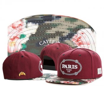 Hot Sale Brand Hats Cayler Sons Snapback Paris in Wine Red Green,No Sale Tax,Outlet Factory Online Store,amazing selection Snapbacks/Hats/Caps