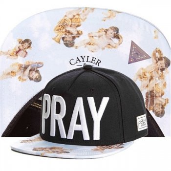 Hot Sale Brand Hats Cayler Sons Snapback Pray in Black Beige,Best Selling Clearance,authorized dealers,Cheapest Snapbacks/Hats/Caps