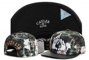 Best Selling Caps Cayler Sons Snapback Brooklyn in Black Camo Green,Sale USA Online,Free Shipping,Most Fashionable Outlet Snapbacks/Hats/Caps