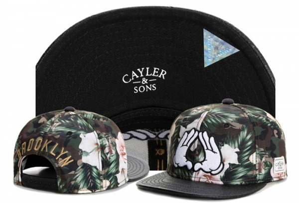 Best Selling Caps Cayler Sons Snapback Brooklyn in Black Camo Green,Sale USA Online,Free Shipping,Most Fashionable Outlet Snapbacks/Hats/Caps