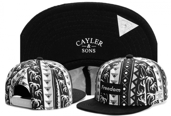 Best Selling Caps Cayler Sons Snapback Freedom in Black Gray,fashionable design,luxuriant in design,ever-popular Snapbacks/Hats/Caps