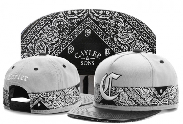 Best Selling Caps Cayler Sons Snapback Gray with Black Grids,100% Satisfaction Guarantee,luxurious Collection,Outlet Snapbacks/Hats/Caps