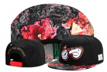 Best Selling Caps Cayler Sons Snapback Hand in Pass The Dutchie in Black Red Flower,newest collection,Classic Styles,glamorous Snapbacks/Hats/Caps