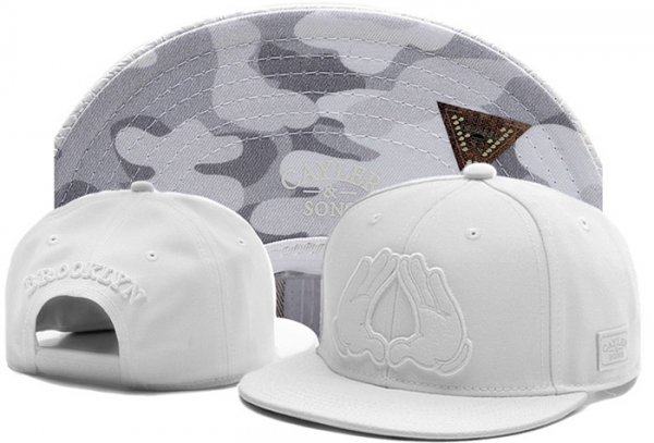 Best Selling Caps Cayler Sons Snapback Hand in White,reasonable price,latest fashion-trends,Sale Online Snapbacks/Hats/Caps