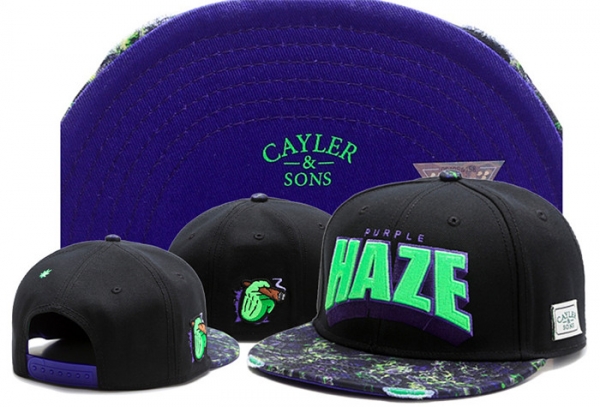 Best Selling Caps Cayler Sons Snapback Haze in Black Blue,100% Genuine,The Most Fashion Designs,Exclusive Snapbacks/Hats/Caps