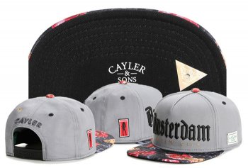 Best Selling Caps Cayler Sons Snapback in Beige Gray Red Flower,100% Genuine,coupon codes,officially authorized Snapbacks/Hats/Caps