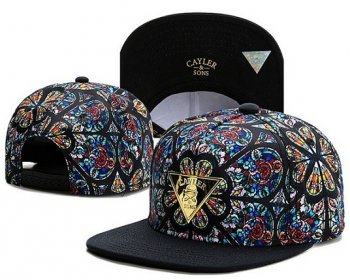 Best Selling Caps Cayler Sons Snapback in Black Colorful Flower,wholesale price,100% authentic,wide range Snapbacks/Hats/Caps